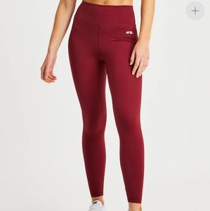 AYBL core mauve red leggings size small